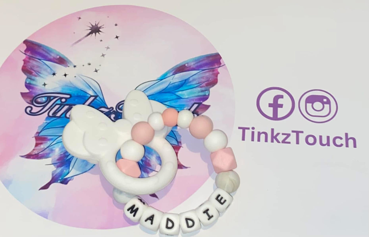 Named Teething Ring & Silicone Toy
