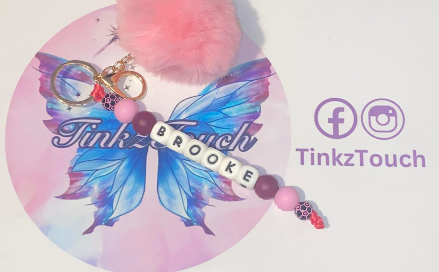 Girls Book Bag Charm