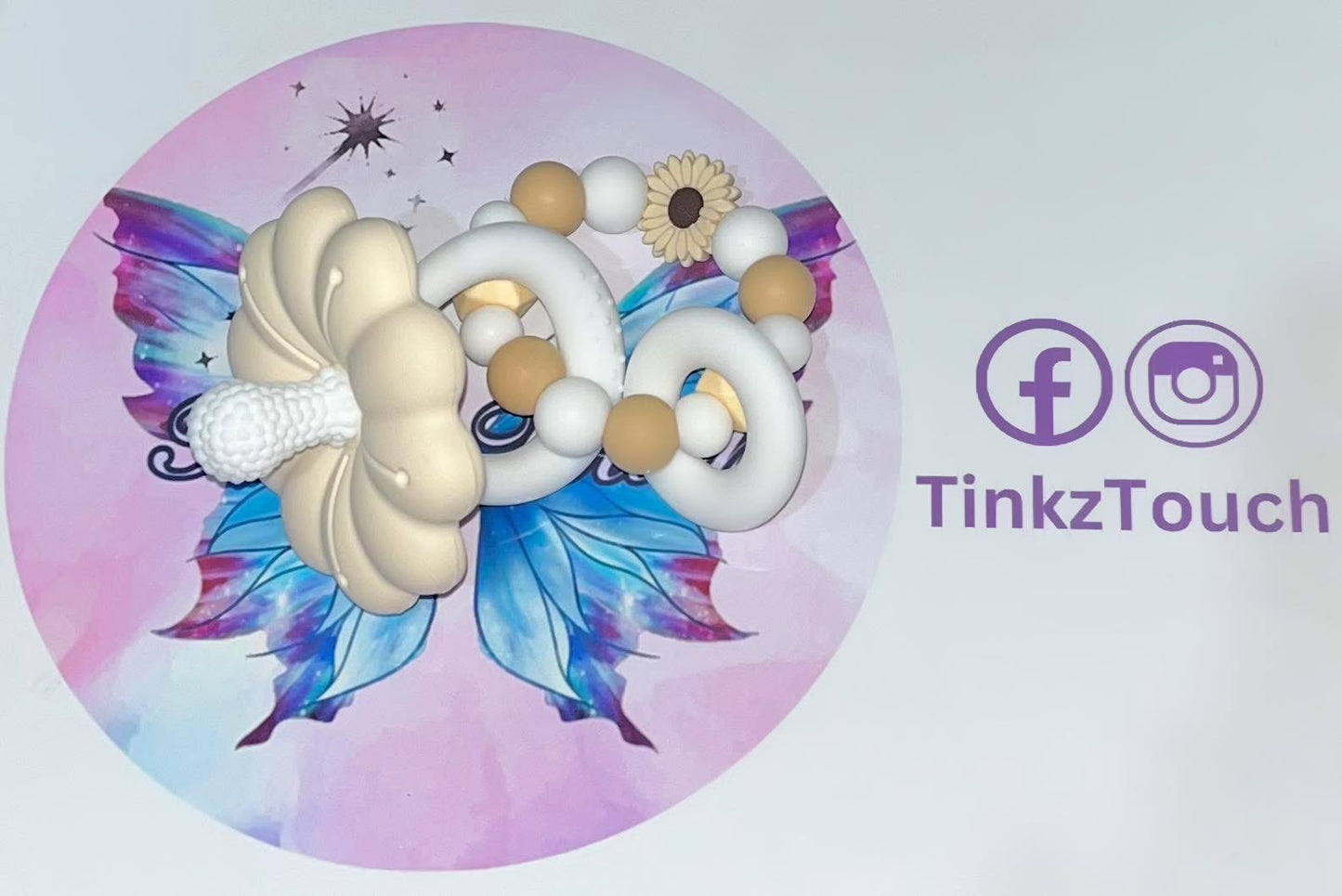 Pre-made Girls Teething Ring