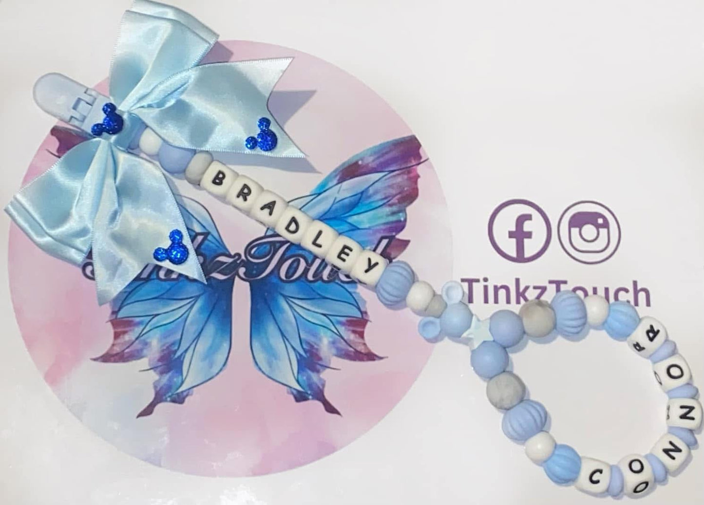 Pram Charm & Bows