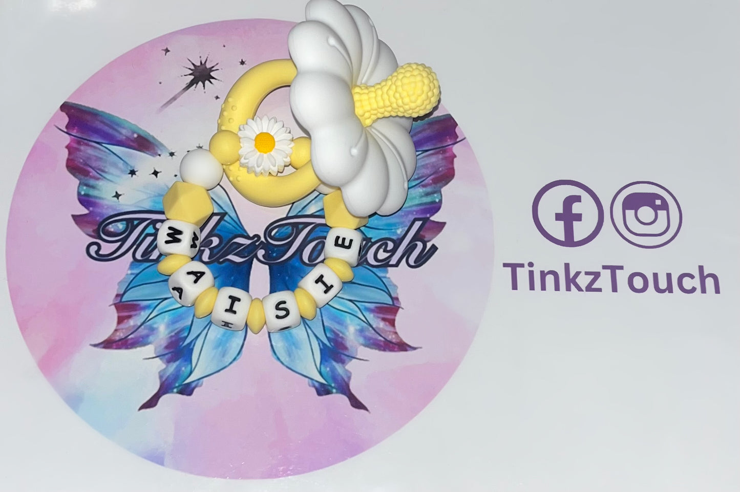 Named Teething Ring & Silicone Toy