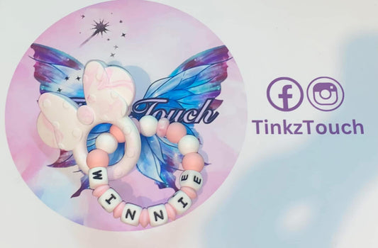Named Teething Ring & Silicone Toy
