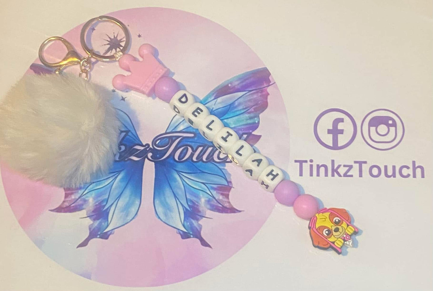 Girls Book Bag Charm