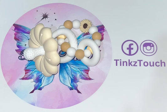 Pre-made Girls Teething Ring